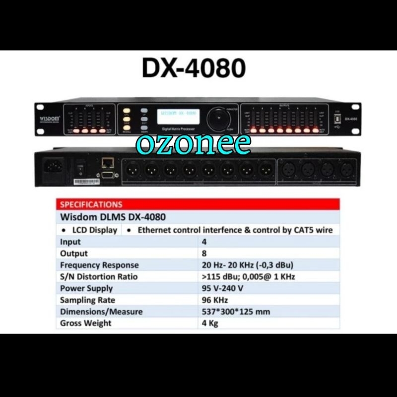SPEAKER MANAGEMENT WISDOM DX4080 DLMS WISDOM DX 4080  ORIGINAL