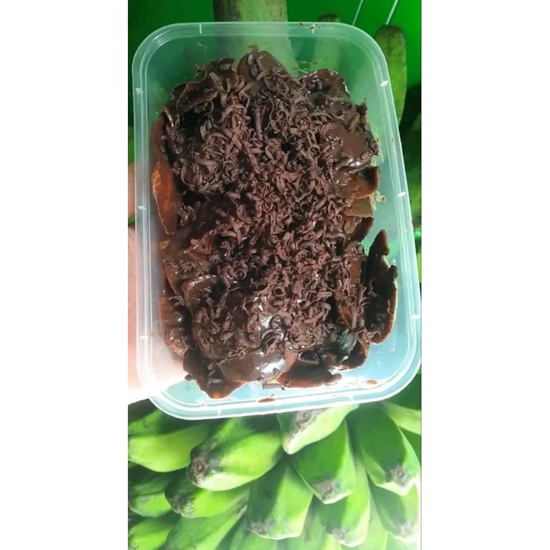 

keripik pisang coklat lumer