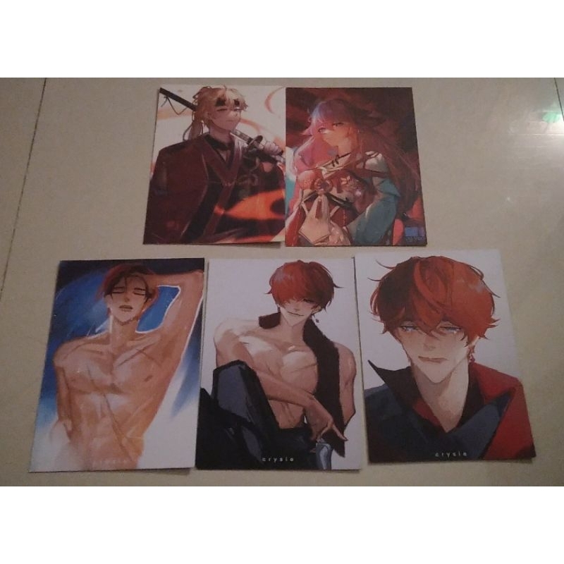 Genshin Impact Postcard A5 | Genshin Impact Fanmerch Poster game genshin merch