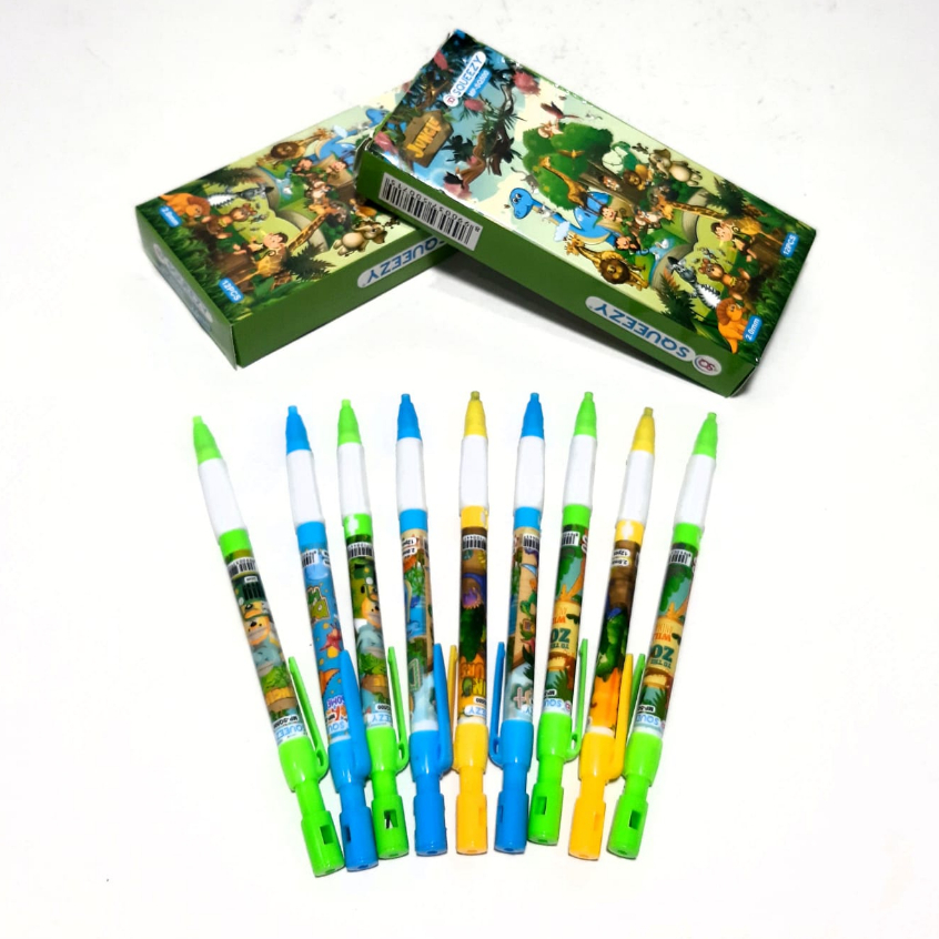 

HARGA GROSIR (1KOTAK/12PCS ) PENSIL MEKANIK 2.0MM SQUEEZY MP-SQ500