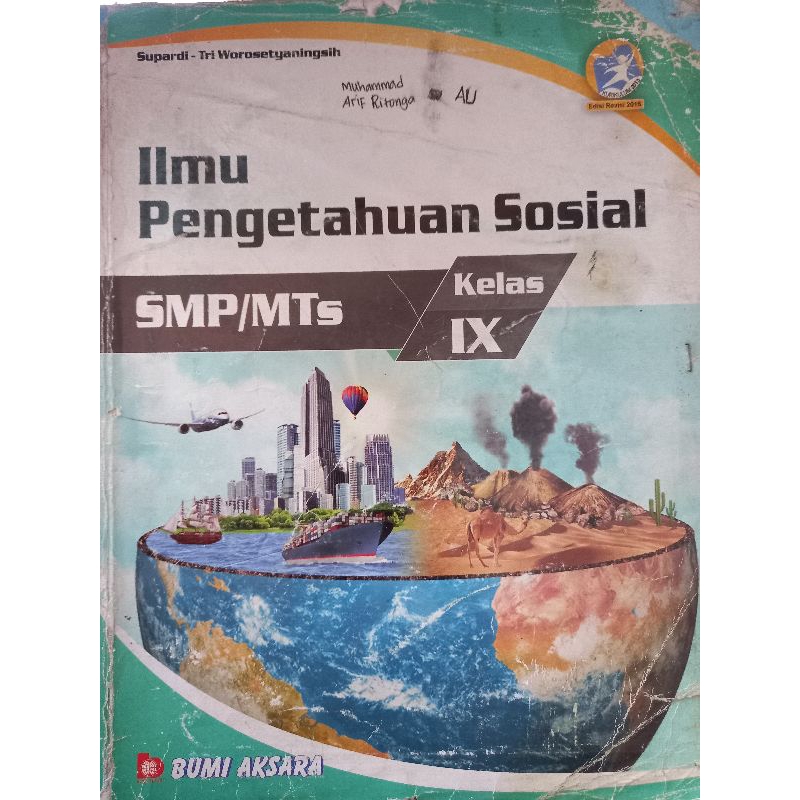 BUKU IPS SMP/MTS KELAS IX