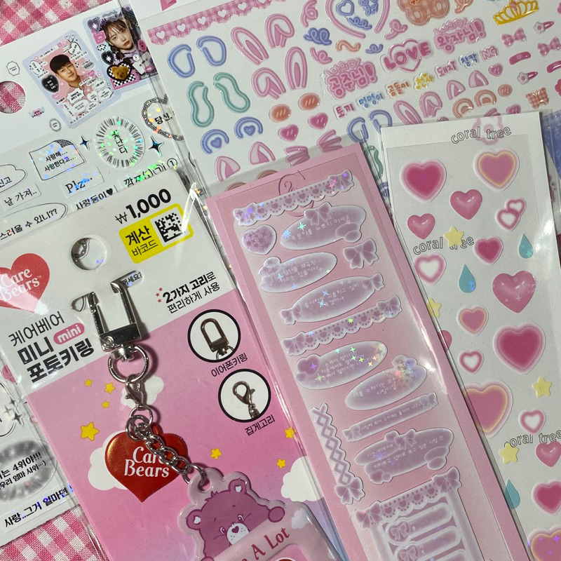 [ready stock] korean sticker by daiso,coraltree,cherish.203