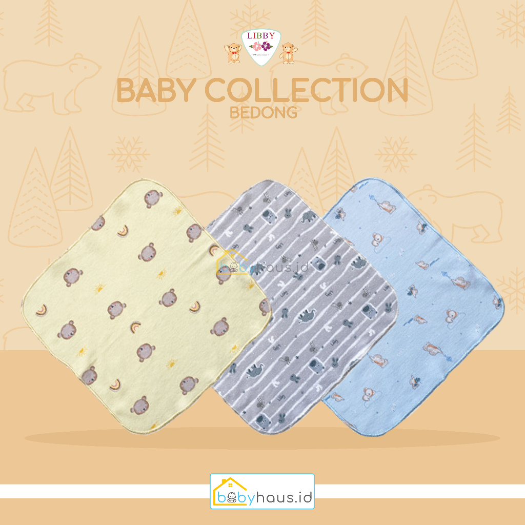 LIBBY - BEDONG BABY COLLECTION/3PCS