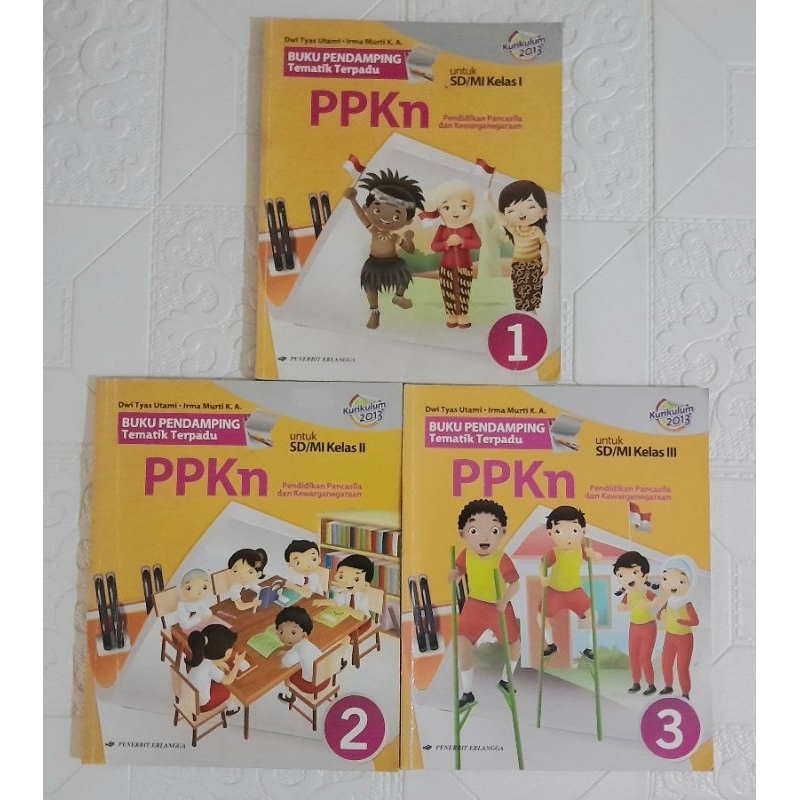 

Buku Pendamping Tematik Terpadu PPKn kelas 1 2 3 SD Erlangga