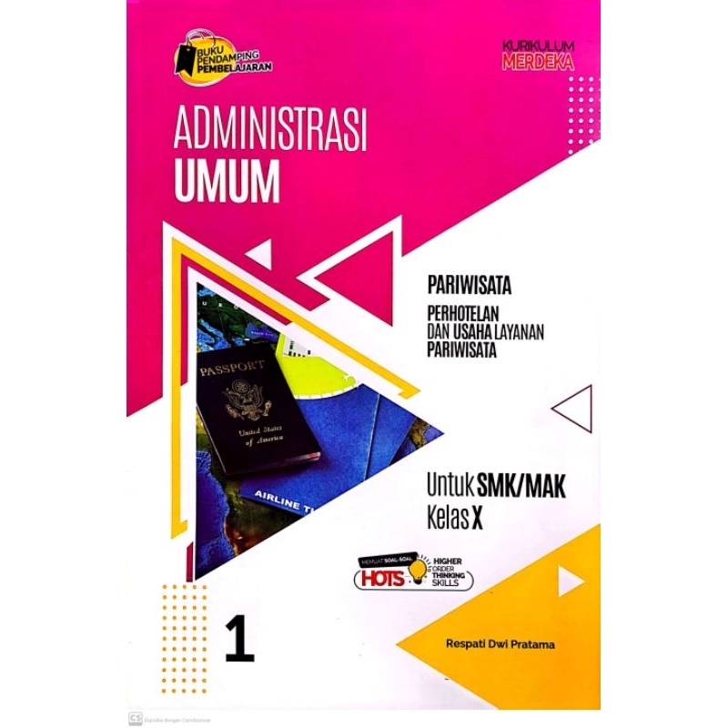 LKS PRODUKTIF SMK MK KELAS 1 | 10 ADMINISTRASI UMUM SETAHUNAN KURIKULUM MERDEKA 112 HAL