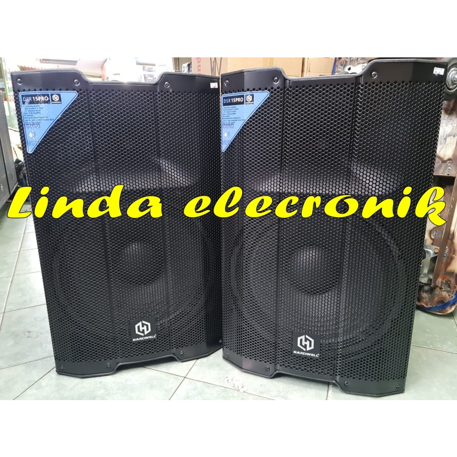 speaker aktif huper js 10 500 watt x 2 15 inch original speaker aktif hardwell dsr 15 pro 15 inch original