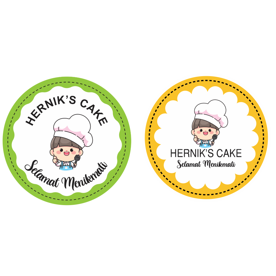 

CETAK STIKER LABEL KUE/MAKANAN/ MINUMAN MURAH BAHAN CROMO TAHAN AIR