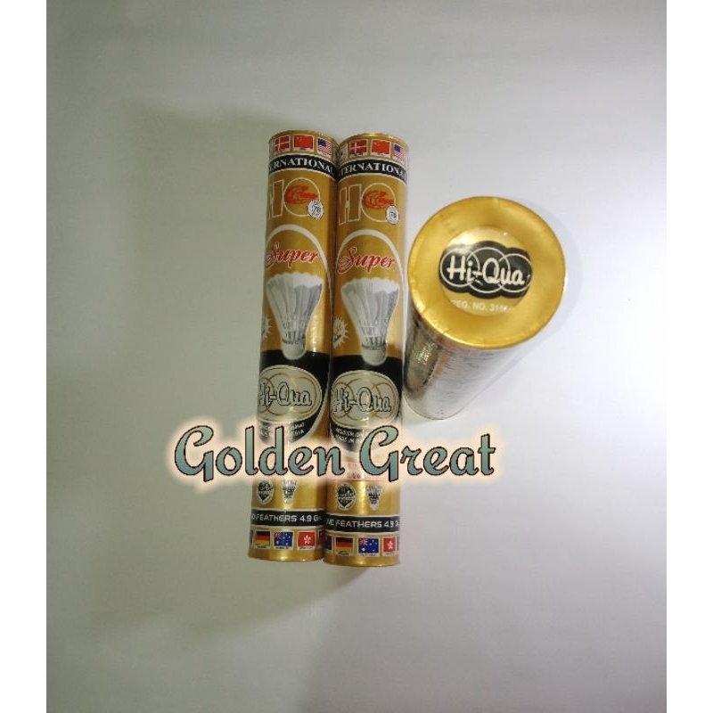 Shuttlecock/kok Hiqua bola badminton bulutangkis Original Badminton shuttlecock Bulutangkis
