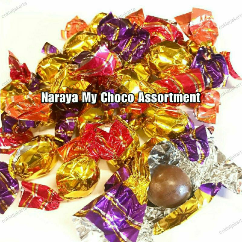 

Naraya My Choco Assortment 500 Gr (Isi Kacang Almond, Kacang Tanah & Kismis)