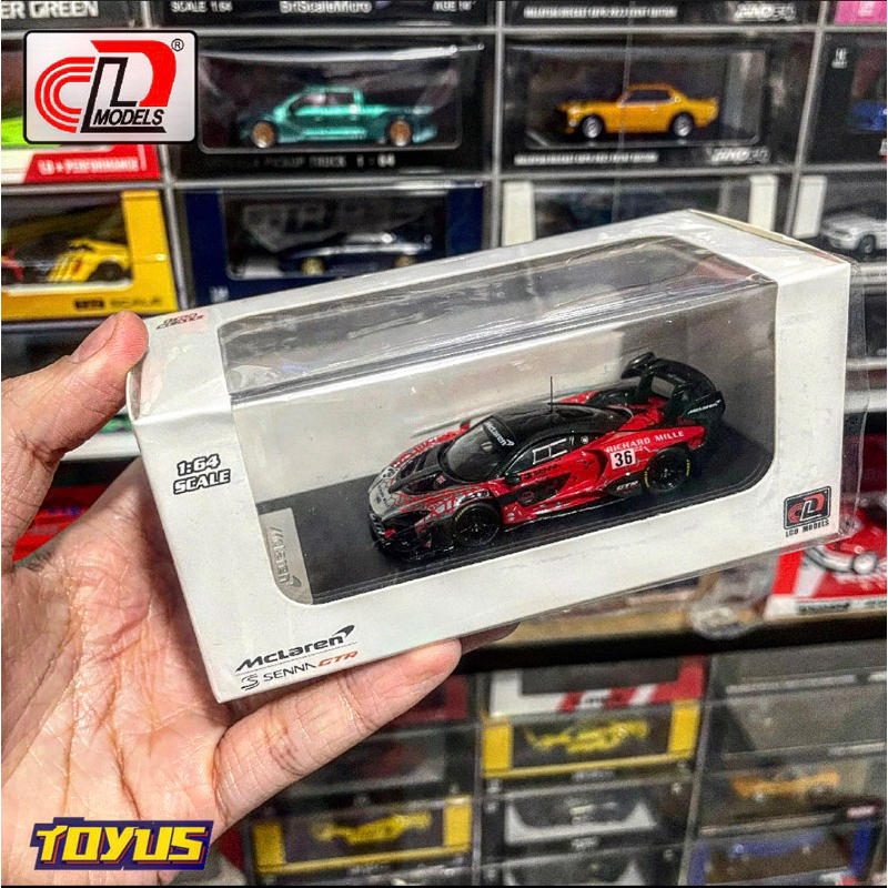 LCD MODELS - MCLAREN SENNA GTR RED BLACK