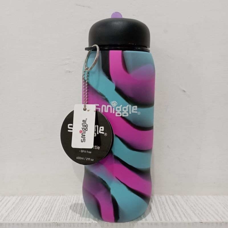 ORI original smiggle mirage girl silicone water bottle 630 ml botol minum anak sekolah cewek cowok u
