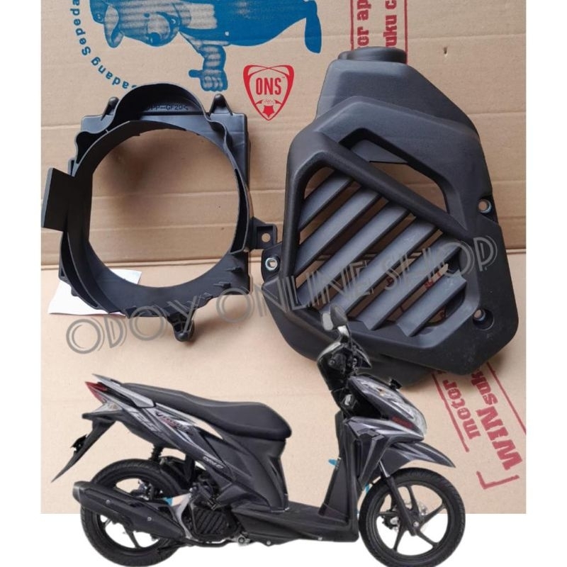 Cover tutup kipas radiator Vario techno cbs 125 fi Vario 125 fi old bohlam 2012 2013 2014