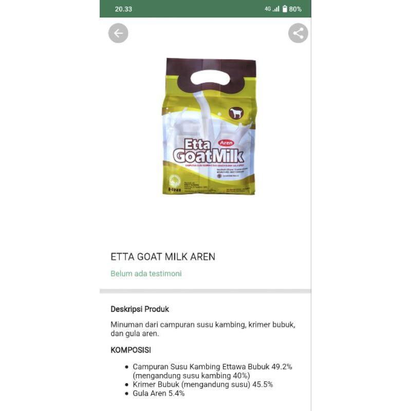 

ETTA GOAT MILK AREN