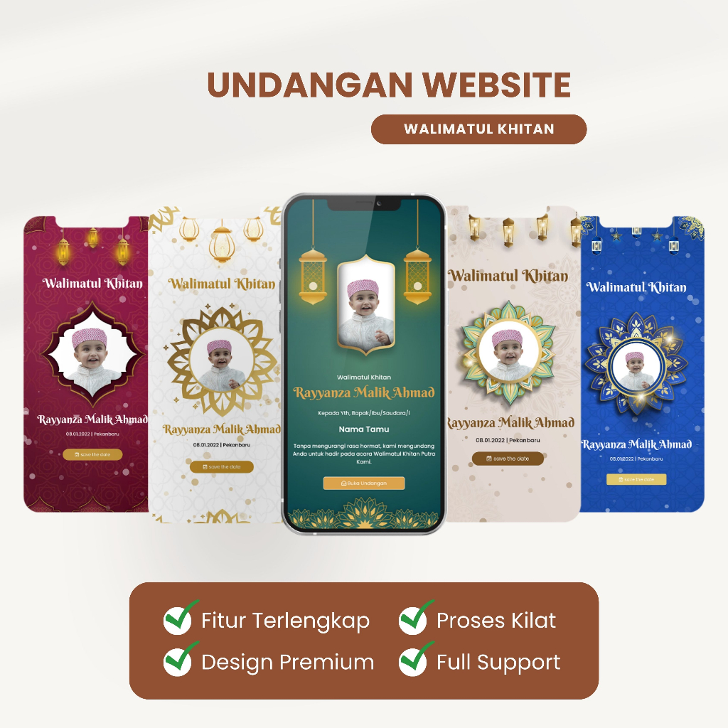 Undangan Digital Website Web Khitan dan Aqiqah