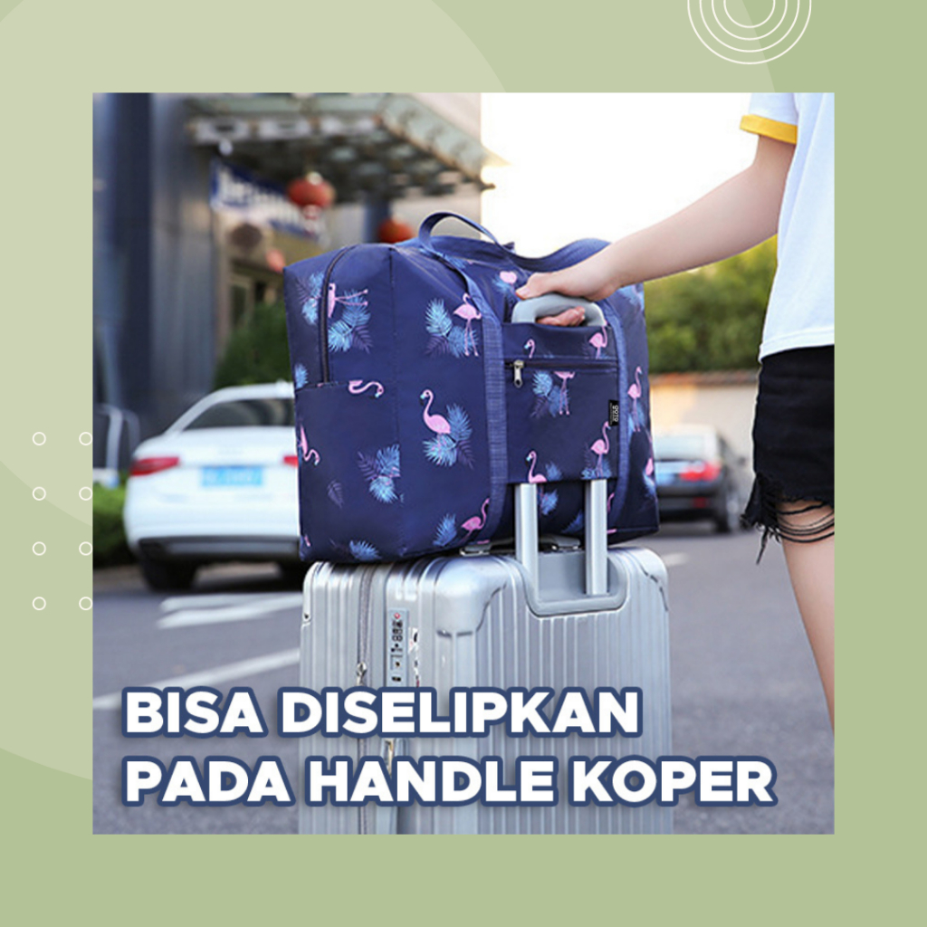 Goto Nesvel Tas Traveling Lipat Motif Besar Jumbo Travel Organizer Bag