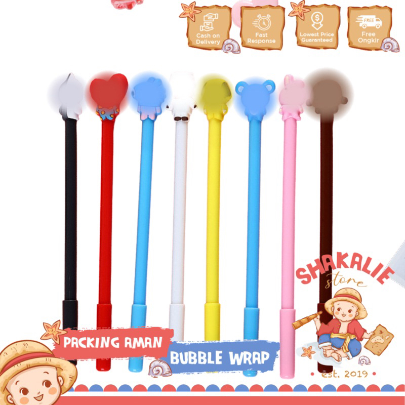 

Pulpen Tinta Gel Karakter BT21 Koleksi Alat Tulis Pena Mascot Korea