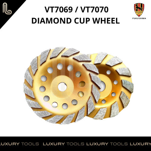 Mata Gerinda Beton Diamond Cup Wheel 4 inch FUKUSHIMA / Mata Gerinda Poles Beton