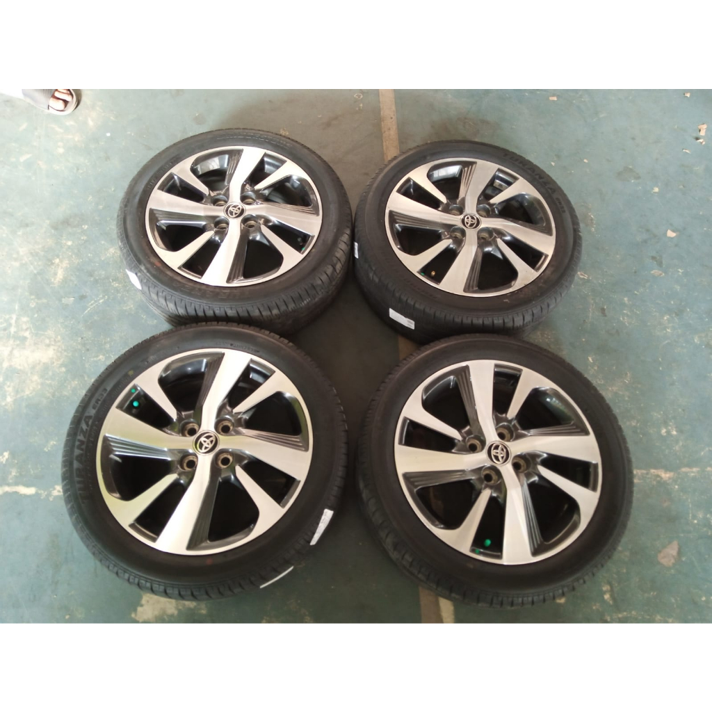 VELG MOBIL SECOND STANDAR YARIS TRD RING 16 PCD 4X100 + BAN 2019