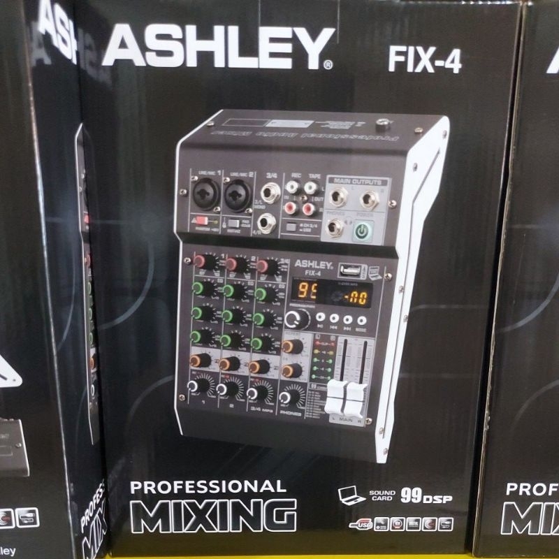 Mixer Audio FIX'-4PROFESIONAL MIXING 4CHANNEL
