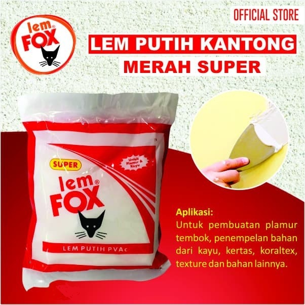 

LEM FOX @ 700 GR PUTIH