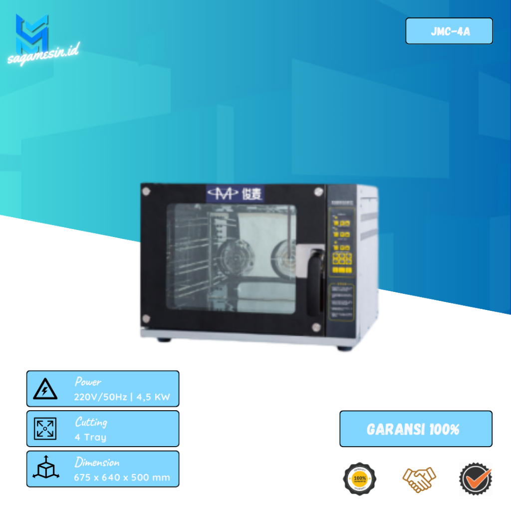 Electric Convection Oven JMC-4A Mesin Pemanggang Roti Jim-Mate | Pemanggang Roti Listrik | Convectio