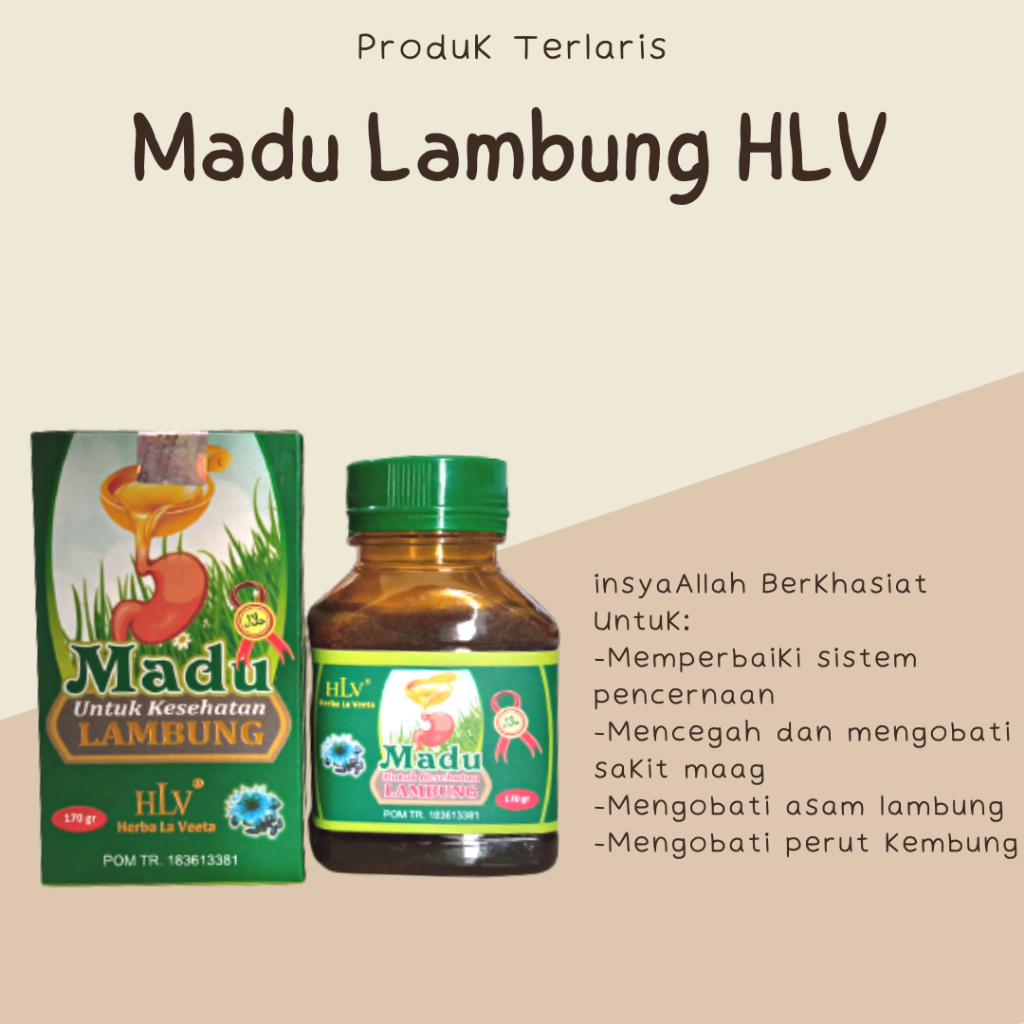 

MADU LAMBUNG HLV|Madu Sakit Maag|Madu Pencernaan|Madu Tukak Lambung