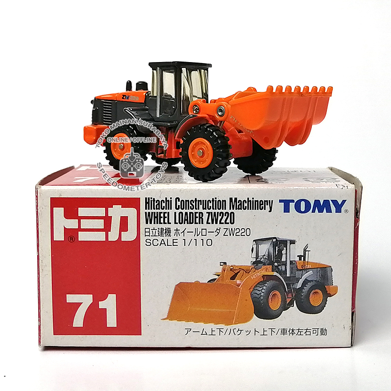 Takara Tomy 71 Hitachi Loader Mainan Anak Diecast Alat Berat Pajangan