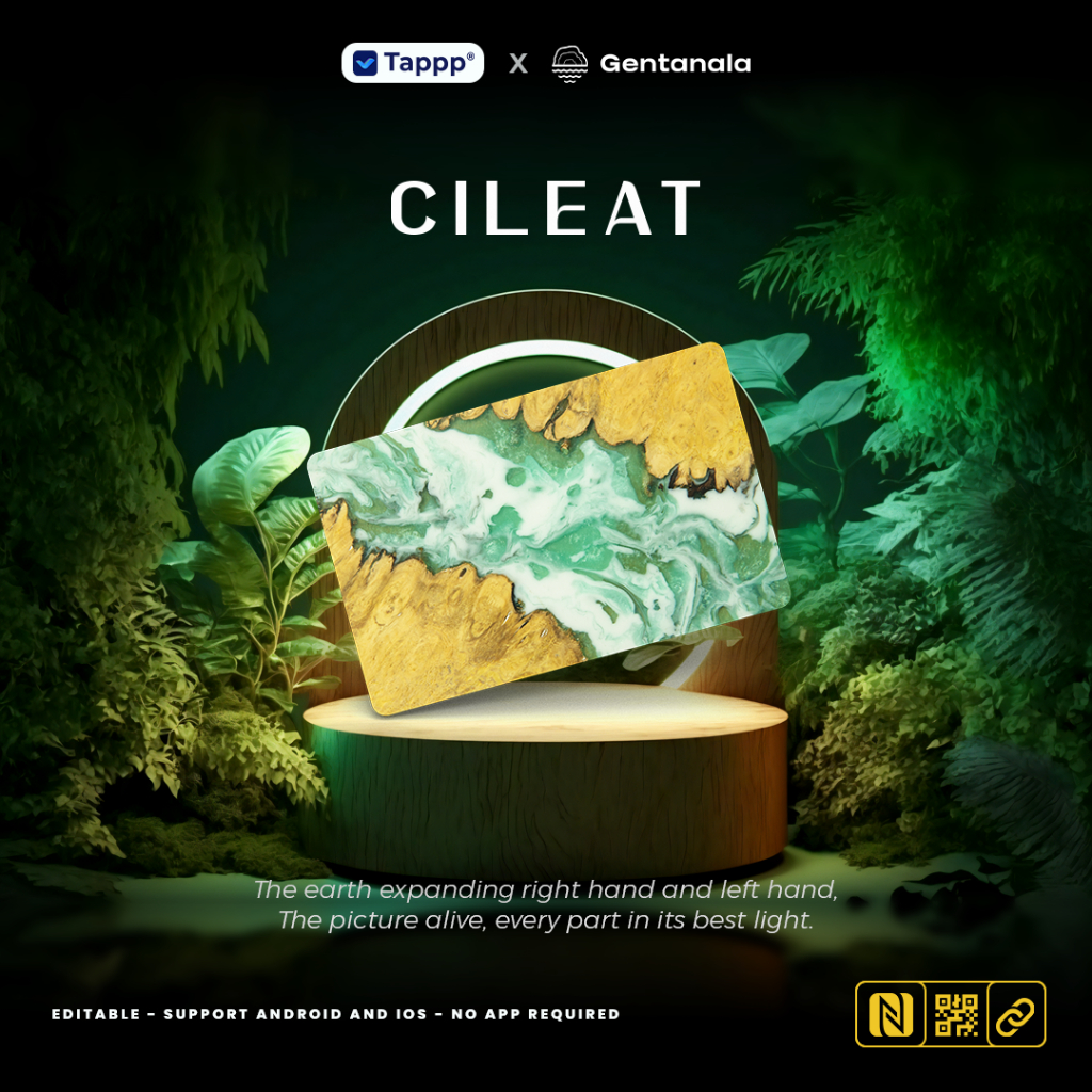 Kartu Nama Pintar - Tappp X Gentanala - Kartu Nama Pintar NFC - Cileat