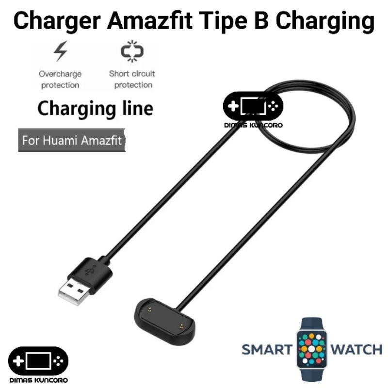 Charger Amazfit Tipe B Charging kabel usb t-rex 2 ultra A2142 trex 2 t-rex2 t rex2 cheetah pro smart