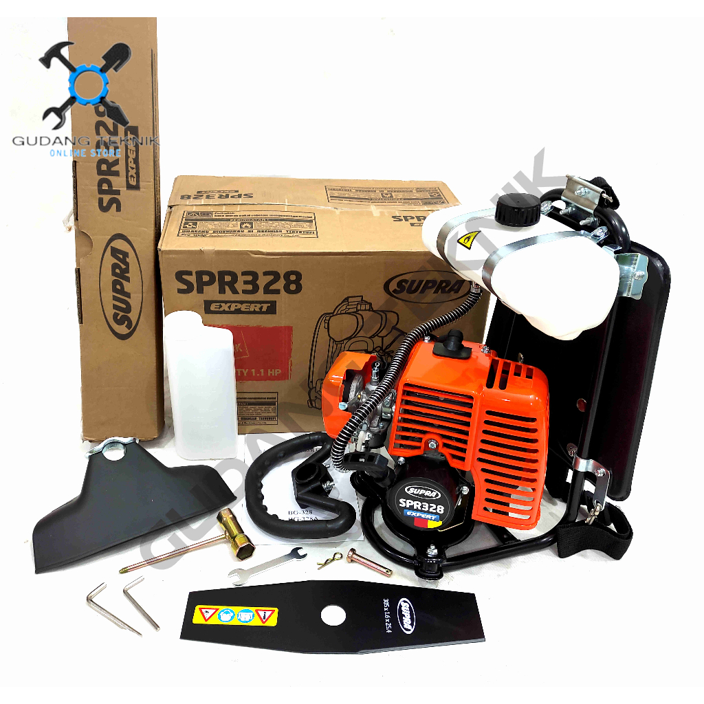 Mesin Potong Rumput SUPRA SPR328 2 Tak NISHIKAWA / Portable Brush Cutter Pemotong Rumput SPR 328 SPR