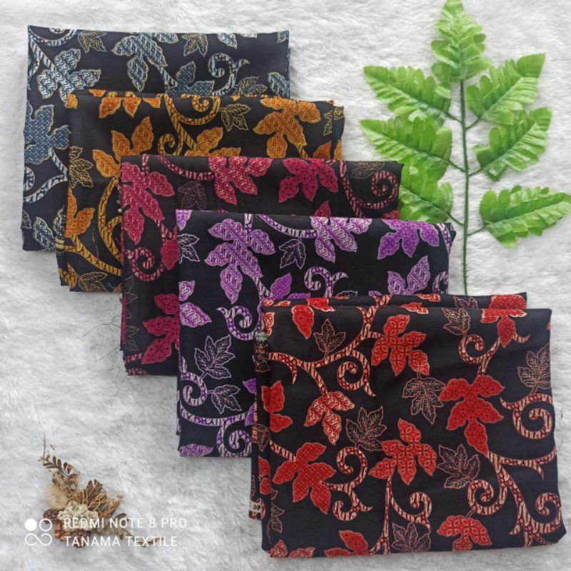 Bahan Batik Halus Printing Motif Paya Meteran Tanah Abang