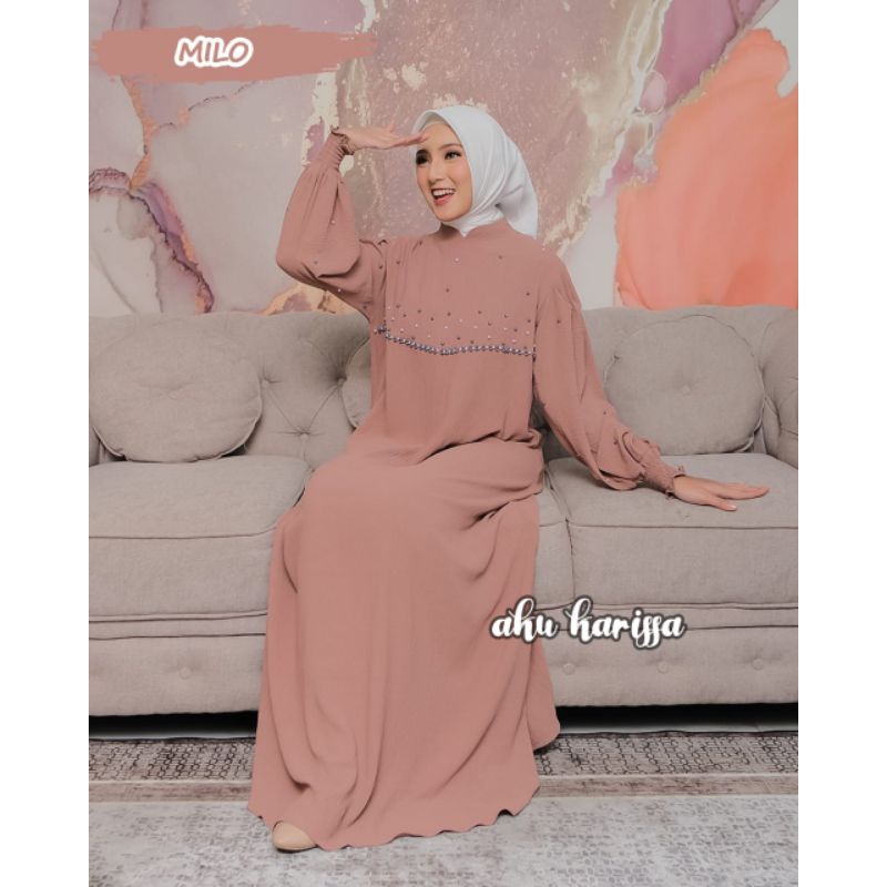 DRESS SALVIANI BY AKU KARISSA/ GAMIS SALVIANI TERBARU AKU KARISSA/ GAMIS AKU KARISSA CRINKLE