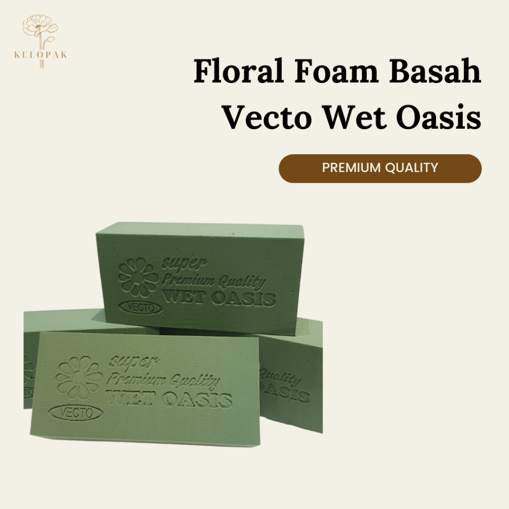 Floral Foam Basah/wet oasis/vecto wet oasis/Wet Floral foam