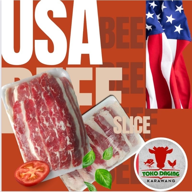 

USA Shortplate Beef Slice @500gr Karawang