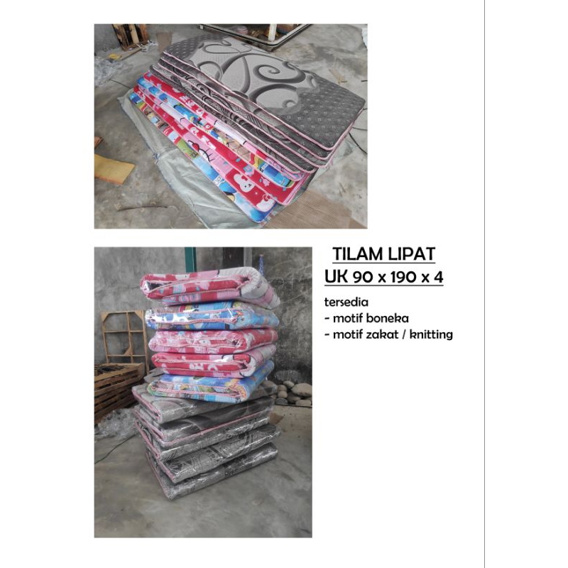 Tilam Lipat Ekonomis dan Praktis | ORI 3K 90 CM | Busa Tilam | Kasur Busa | Kualitas Terjamin
