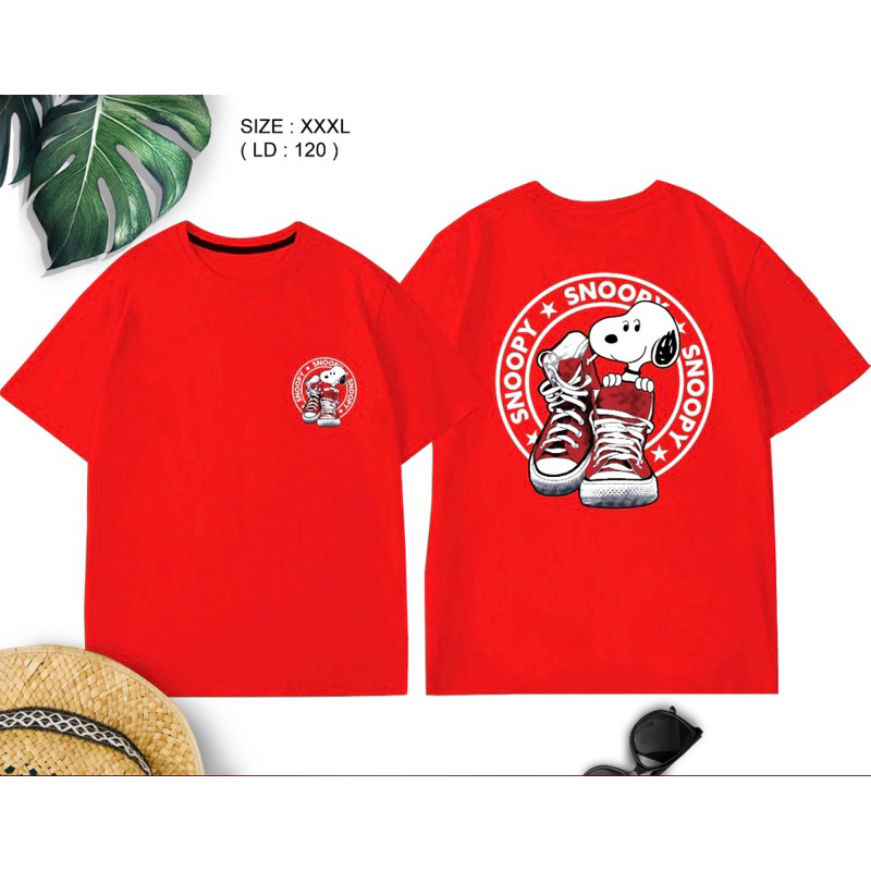 KAOS JUMBO SNOOPYY MERAH