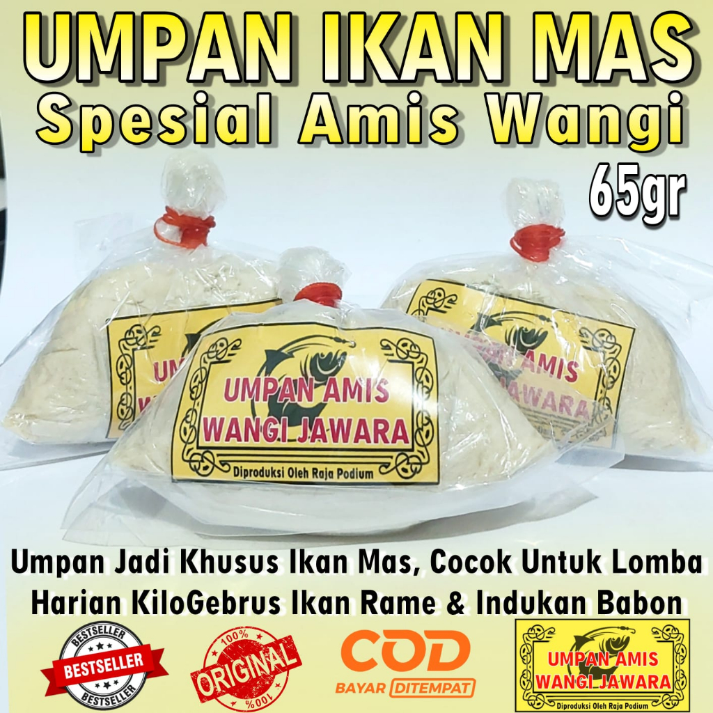 Umpan Amis Wangi Jawara By Raja Podium Spesial Amis Wangi Umpan Ikan Mas Harian Kilogebrus dan Galat