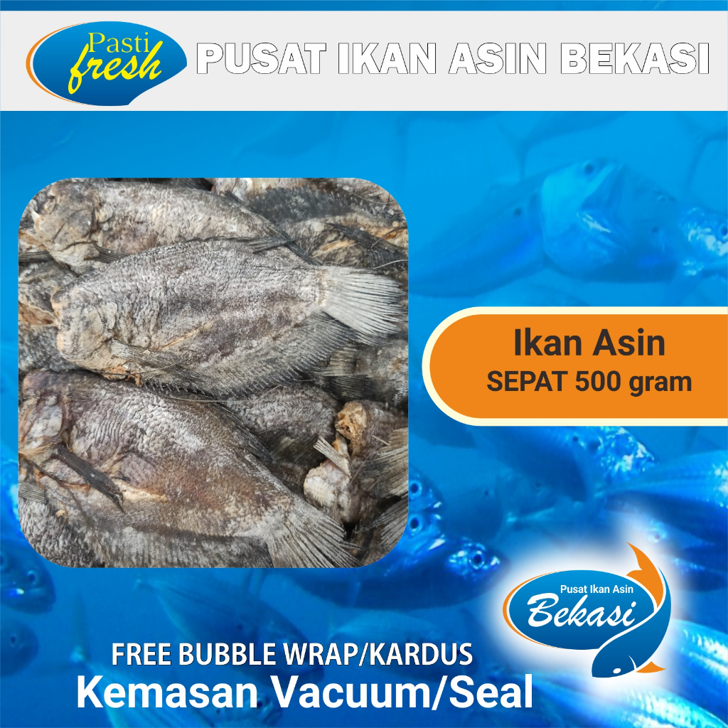 

Ikan Asin SEPAT Kalimantan 500 gram