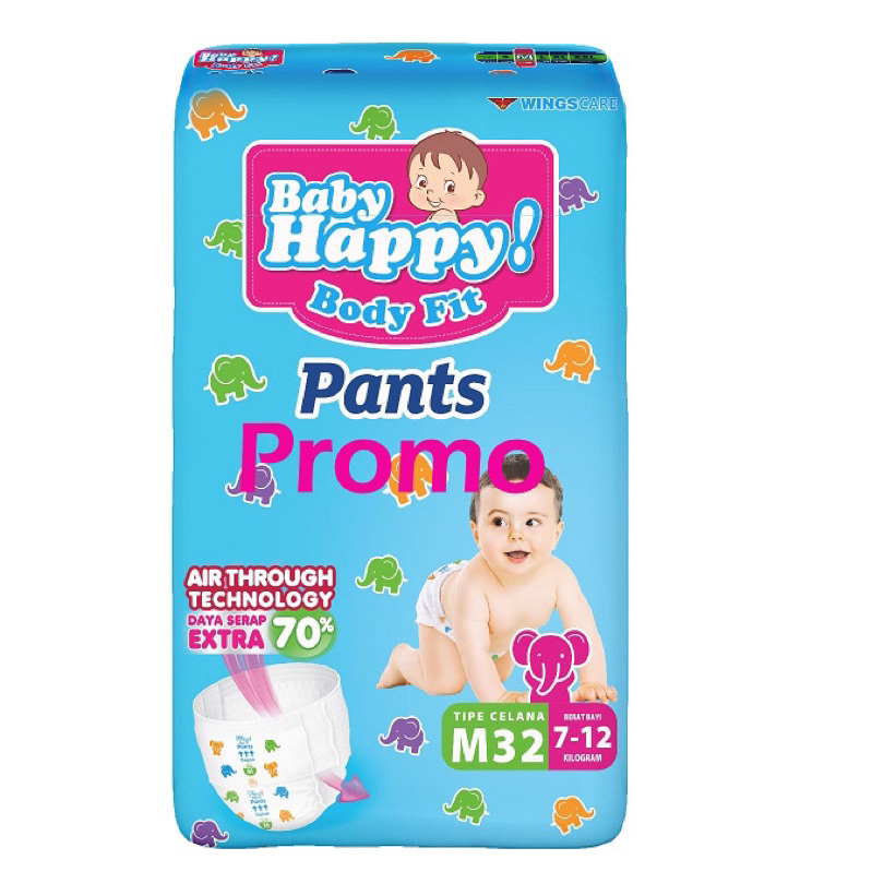 BABYHAPPY M PANTS ISI 32 [BISACOD]