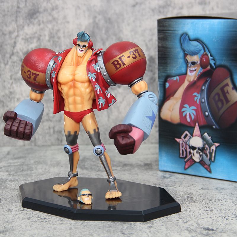 figure one piece franky figure luffy zoro sanji action figure one piece kapal thousand sunny going m