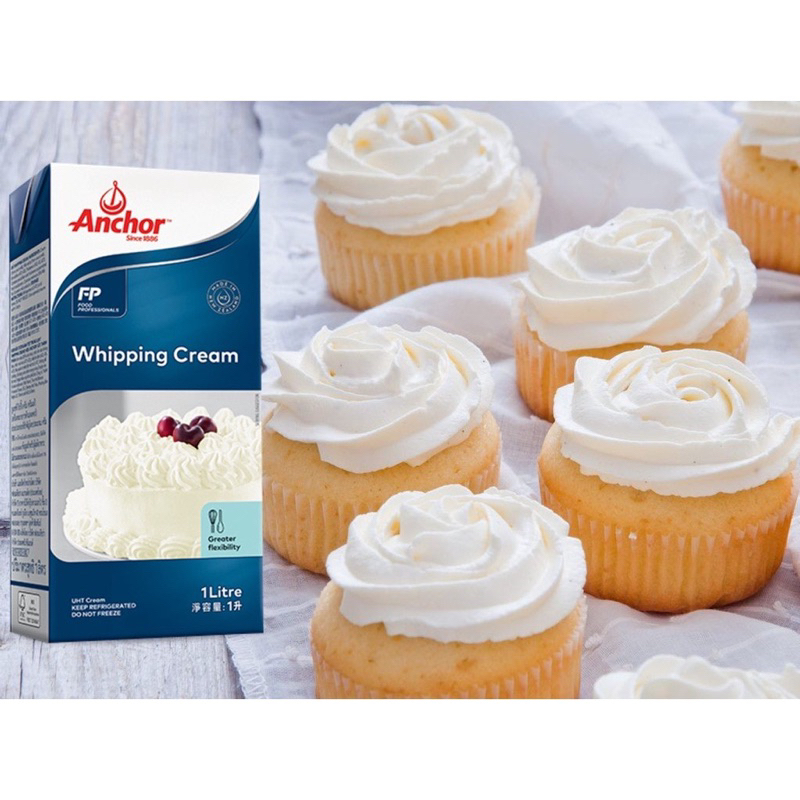 

Anchor Whipping Cream / Whip Cream / Anchor Whip Cream - 1LT / 1.000 ML / KOTA BOGOR