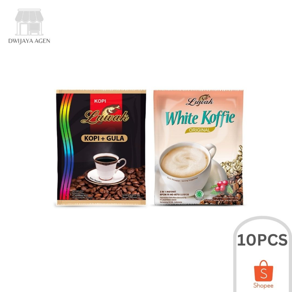 

Luwak White Coffee Luwak Kopi Hitam 1 Renteng