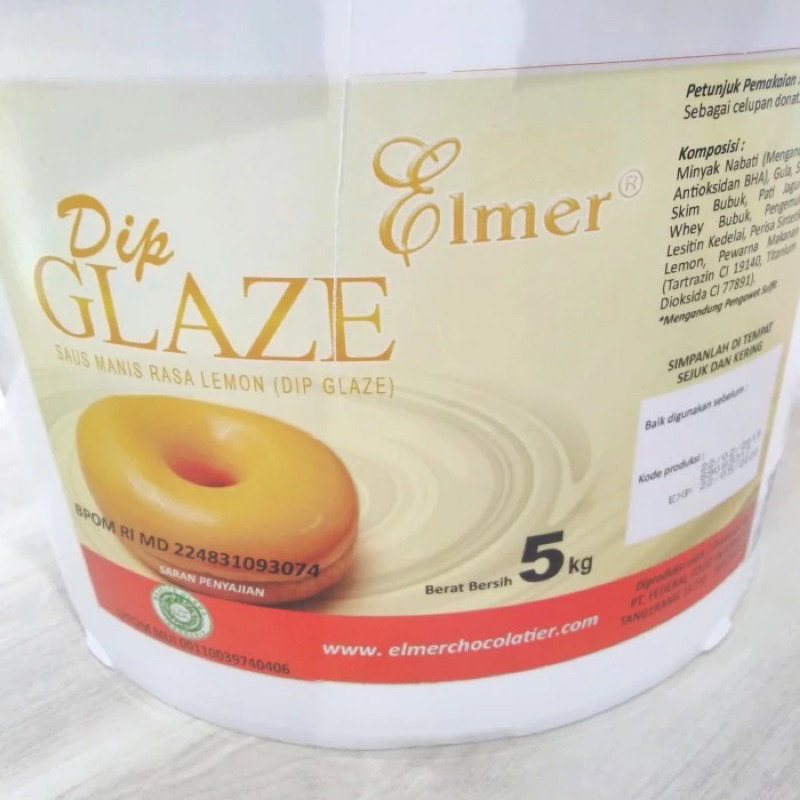 

Elmer Dip Glaze Lemon 500gr - REPACK