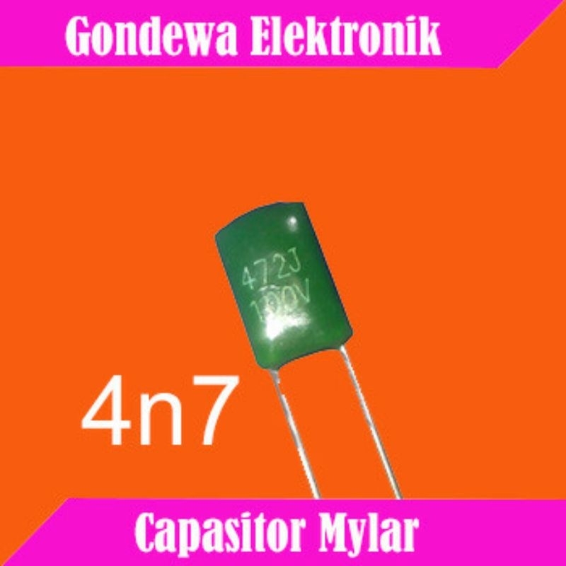 Capasitor Milar 4n7 4,7nf 472