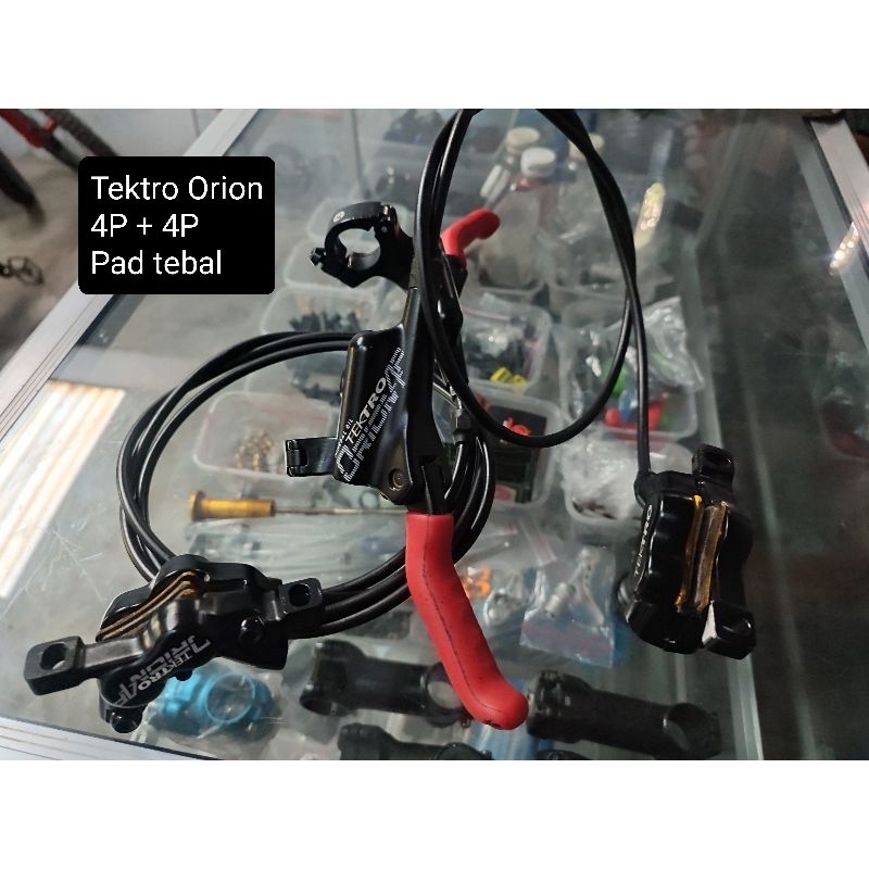 brakeset brake set 4 piston tektro orion