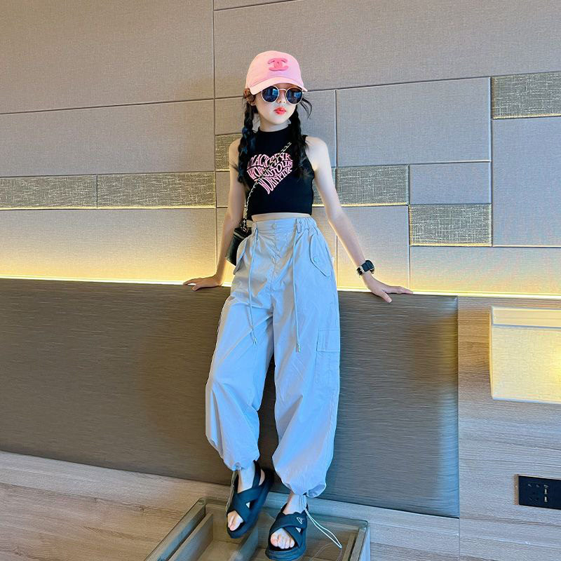 [JEWELS KIDS] ROSE CROP JOGGER SET/SETELAN BAJU CROP TOP ANAK IMPORT/SETELAN CELANA JOGGER ANAK/ BAJ