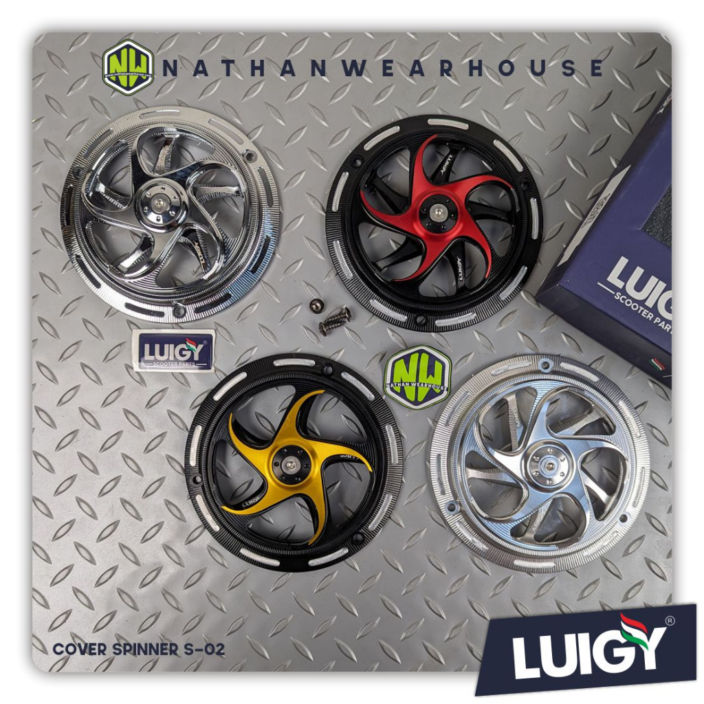 Cover Fan Tutup Kipas Spinner Luigy CNC Vespa Sprint Primavera GTS S LX LXV Beat Scoopy 02