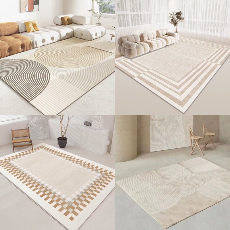 END YEAR SALE CUCI GUDANG Karpet lantai polyester import motif japandi estetik 200x140cm / japandi m