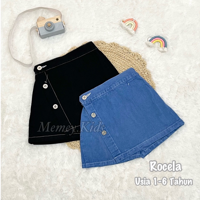 ROCELA ANAK PEREMPUAN / ROK CELANA ANAK / ROK JEANS ANAK / ROK JEANS ANAK PEREMPUAN