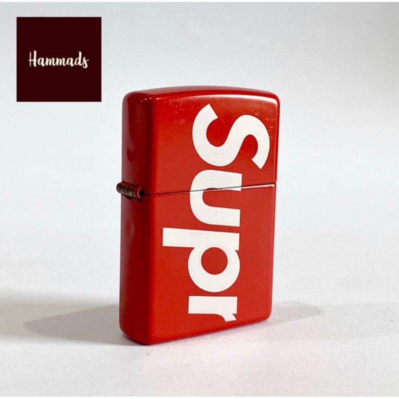 Supreme x Zippo Lighter Red